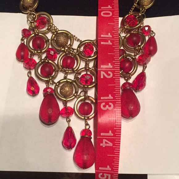 2-pc NWT statement Necklace w earrings - Picture 2 of 5